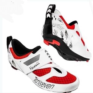 TriSeven Premium Nylon Triathlon Cycling Shoes Size EU 39, Women's 8, Men's 7